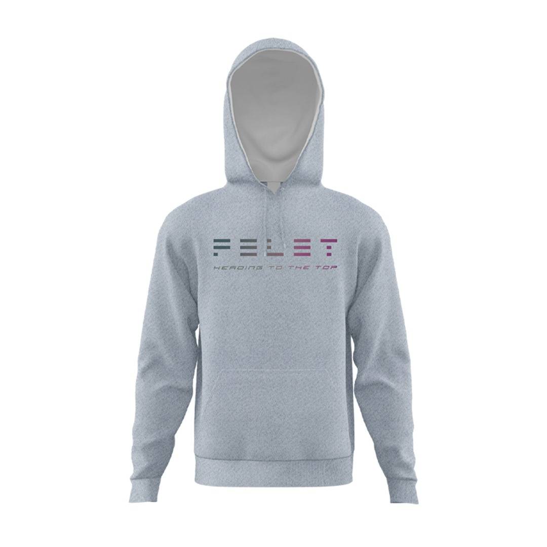 FELET Badminton Hoodie Light Grey