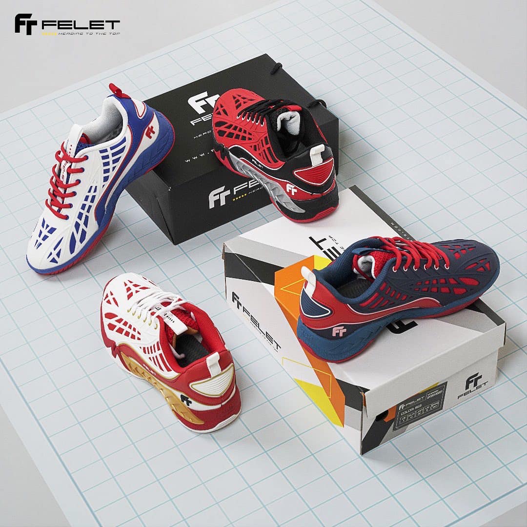 FELET SPIDER BOOST ブラック バドミントン シューズ 27.5 FELET Spider Boost (Black) – VPlay Sports