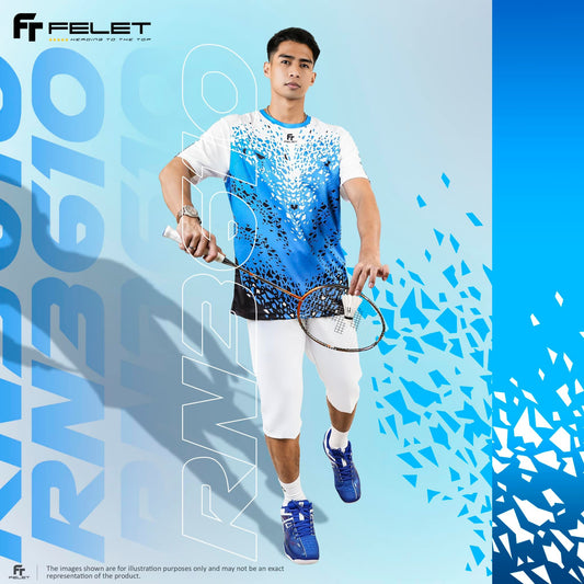 FELET Badminton Jersey RN3610 Blue