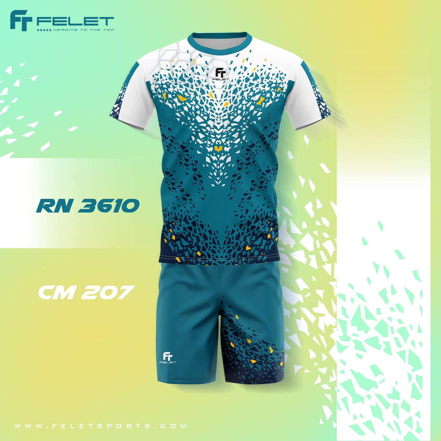FELET Badminton Jersey RN3610 Tiffany
