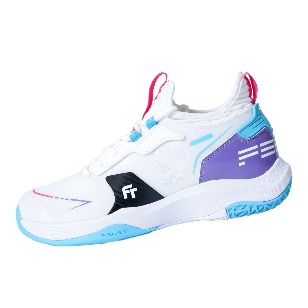 FELET Flying Pro Badminton Shoes V2 (White)