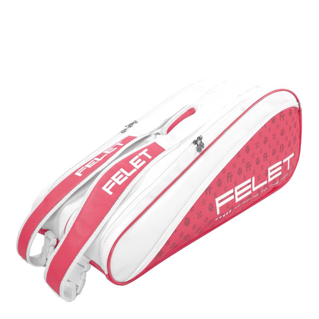 FELET Thermal Badminton Tournament Bag (Coral)