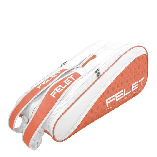 FELET Thermal Badminton Tournament Bag (Pink Orange)