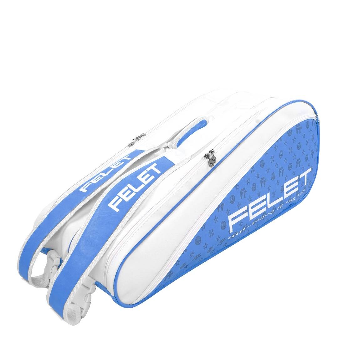 FELET Thermal Badminton Tournament Bag (Sky Blue)